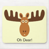 Elche Head_Oh lieb! Mousepad (Vorne)