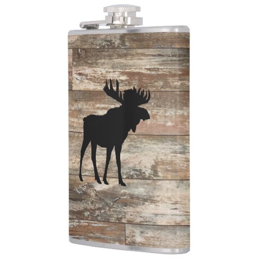 Elche Holzmalerei rustikalen Stil Flachmann (Links)