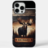 Elche Holzschnitzereizeichen Case-Mate iPhone Hülle (Rückseite)