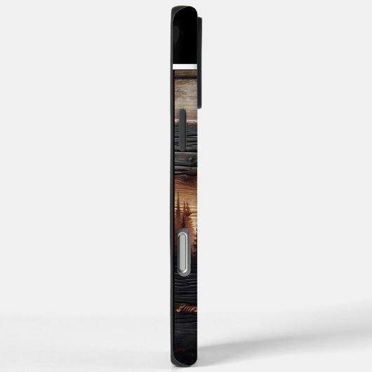 Elche Holzschnitzereizeichen Case-Mate iPhone Hülle (Rückseite / Rechts)