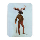 Elche im Anzug 2 Magnet (Vertikal)