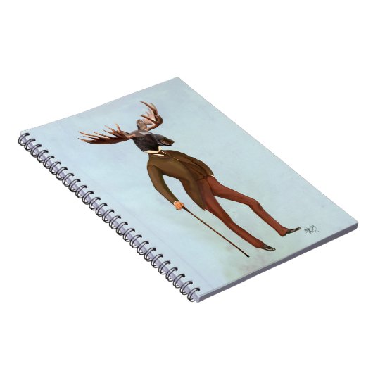 Elche im Anzug 2 Notizblock (Rechte Seite)