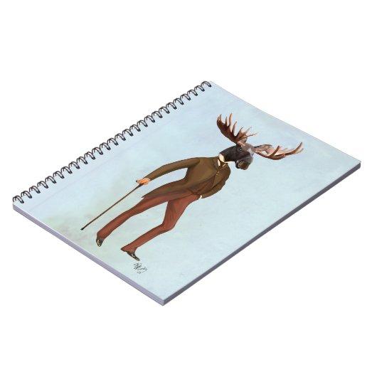 Elche im Anzug 2 Notizblock (Linke Seite)