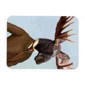 Elche im Anzug Portrait Magnet (Horizontal)