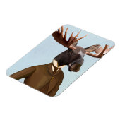 Elche im Anzug Portrait Magnet (Linke Seite)