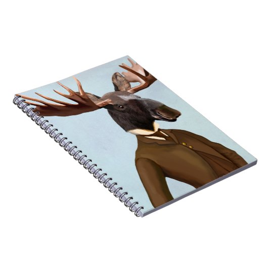 Elche im Anzug Portrait Notizblock (Rechte Seite)