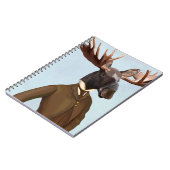 Elche im Anzug Portrait Notizblock (Linke Seite)