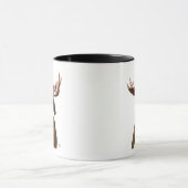 Elche im Anzug Portrait Tasse (Zentrum)