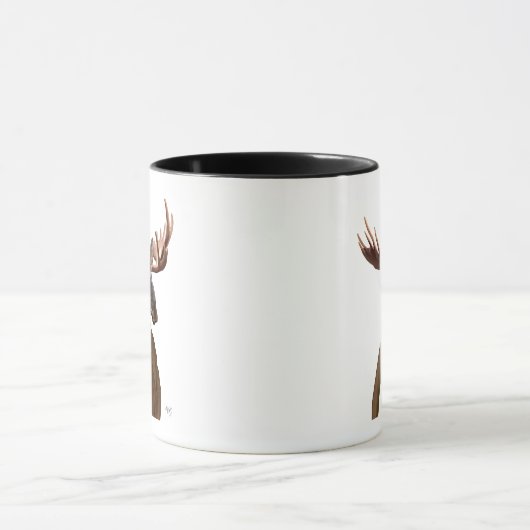 Elche im Anzug Portrait Tasse (Zentrum)