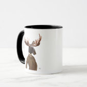 Elche im Anzug Portrait Tasse (Vorderseite Links)