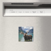 Elche im Banff National Park Kanada Magnet (In Situ (Geschirrspüler))