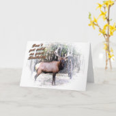 Elche im Dickicht Karte (Gelbe Blume)