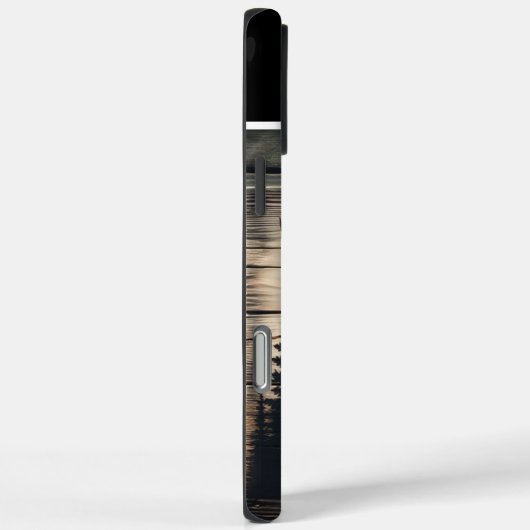 Elche im Holzschild Case-Mate iPhone Hülle (Rückseite / Rechts)