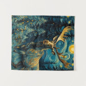 Elche im Pinienwald Van Gogh Wandteppich (Vorderseite (Horizontal))