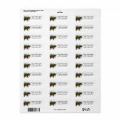 Elche im Schnee Vintagen Waldurlaub (Vorne)