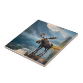 Elche im See Fliese (Seite)