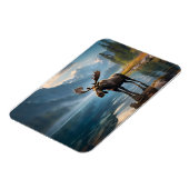 Elche im See Magnet (Linke Seite)