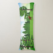 Elche im Tal - Körperkissen (Vorderseite Vertikal)