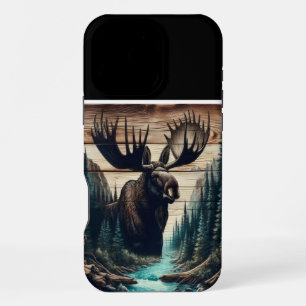 Elche im Wald iPhone 16 Pro Max Hülle