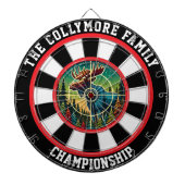 Elche im Waldbullseye Dartscheibe (vorne)