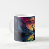 Elche in Canyon Creek mit Fernfeuer Kaffeetasse (Vorderseite Links)