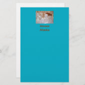 Elche in der Alaska Stationery Briefpapier (Vorne/Hinten)