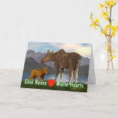 Elche in der Wiese Karte (Gelbe Blume)