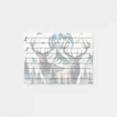 Elche in einem Mystischen Wald unter einem Mondlic Post-it Klebezettel (Vorderseite)