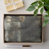 Elche in einem Winter Landschaftsbild Malerei Deko Seidenpapier (Geschenk)