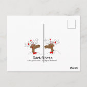 Elche in Liebe Postkarte (Rückseite)