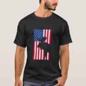 Elche Jagd Bull Elk Staat Gestalten American Elch  T-Shirt (Vorderseite)