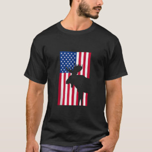 Elche Jagd Bull Elk Staat Gestalten American Elch T-Shirt