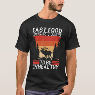 Elche Jagdzubehör Elch Jäger Kleidung T-Shirt
