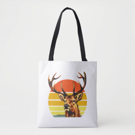 Elche jagen Deer Funny Hunter Tasche (Vorderseite)