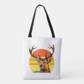 Elche jagen Deer Funny Hunter Tasche (Rückseite)