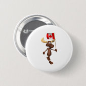 Elche Kanada Button (Vorne & Hinten)