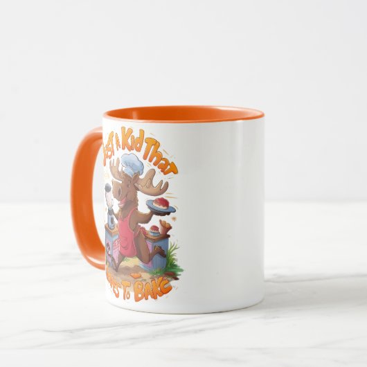 Elche Koch Backing by the Stove Tasse (Vorderseite Links)