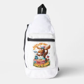 Elche Koch kochen einen Sturm Crossbody Bag (Vorderseite)