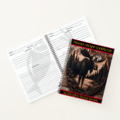 Elche Kunst in ruhiger Waldlage Notizblock (Innenseite)