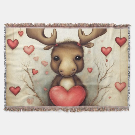 Elche Liebe 1 Decke (Vorderseite)