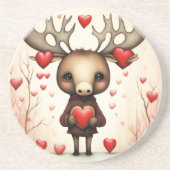 Elche Liebe 3 Getränkeuntersetzer (Vorne)