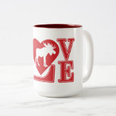 Elche Liebe Zweifarbige Tasse (VorderseiteRechts)