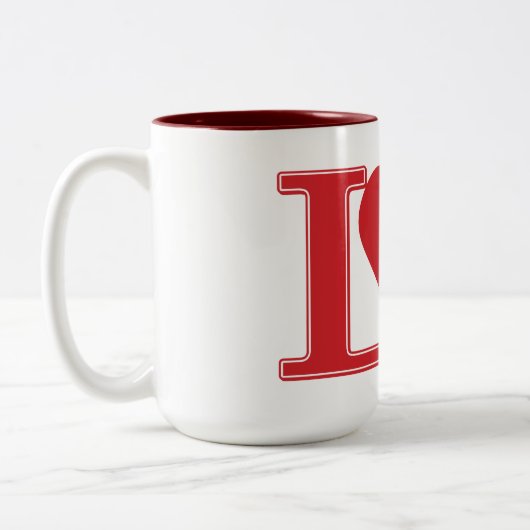 Elche Liebe Zweifarbige Tasse (Links)
