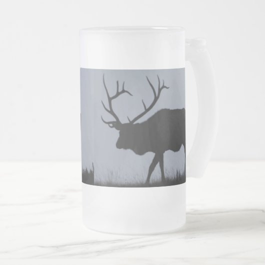 ELCHE MATTGLAS BIERGLAS (VorderseiteRechts)