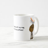 Elche Menora Geschenk-Tasse! Chanukka-Becher Kaffeetasse (VorderseiteRechts)