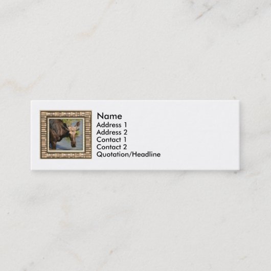 Elche Mini Visitenkarte (Vorderseite)