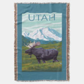 Elche mit MountainUtah Decke (Vorderseite Vertikal)