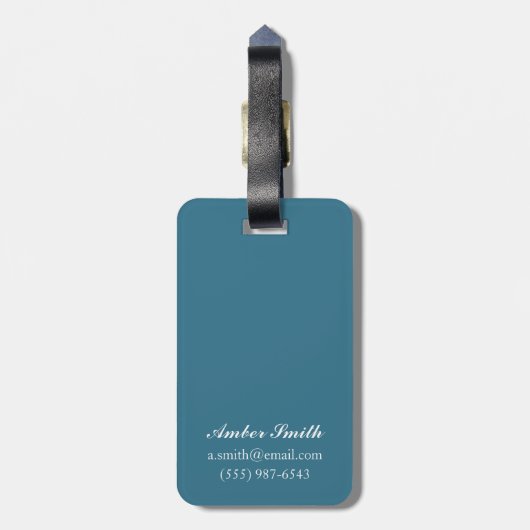 Elche mit MountainUtah Gepäckanhänger (Rückseite vertikal)