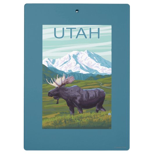 Elche mit MountainUtah Klemmbrett (Rückseite)