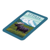 Elche mit MountainUtah Magnet (Linke Seite)